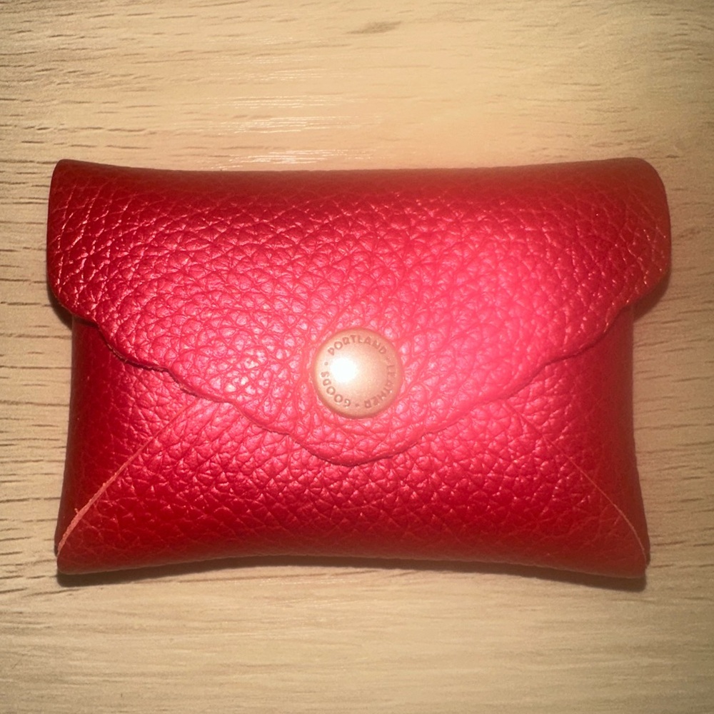 Portland leather goods mini daisy wallet